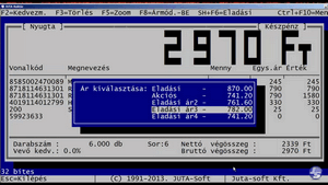 Oktató videó-Nyugta készítés